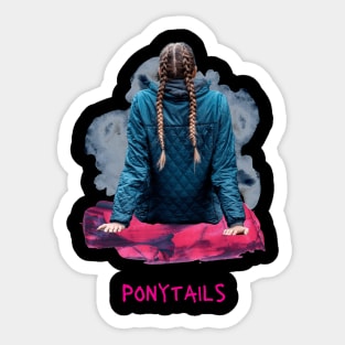 Ponytails Teenager girls Sticker